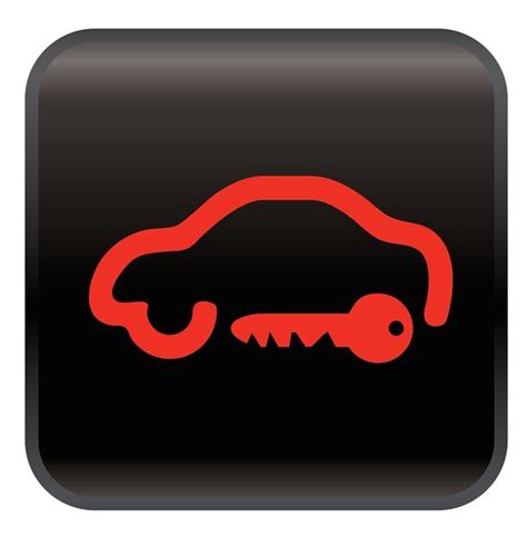 red car symbol on dashboard nissan